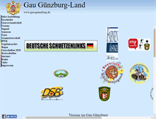 Tablet Screenshot of links.schuetzengau-guenzburg.de