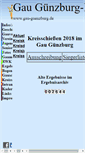 Mobile Screenshot of kreisschiessen.schuetzengau-guenzburg.de